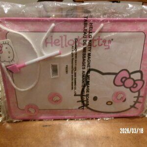 NEW VINTAGE Hello Kitty Dry Erase Board with Erase Pen Sanrio 2005 14” x 10”